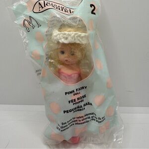 2003 McDonalds Happy Meal Toy Madame Alexander Pink‎ Fairy Doll Wings
